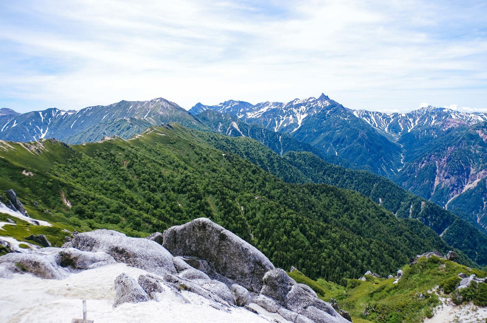 Alpine scenery on Mount Tsubakurodake